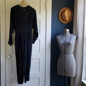 VTG Rockstar Black Sequin Jumpsuit
